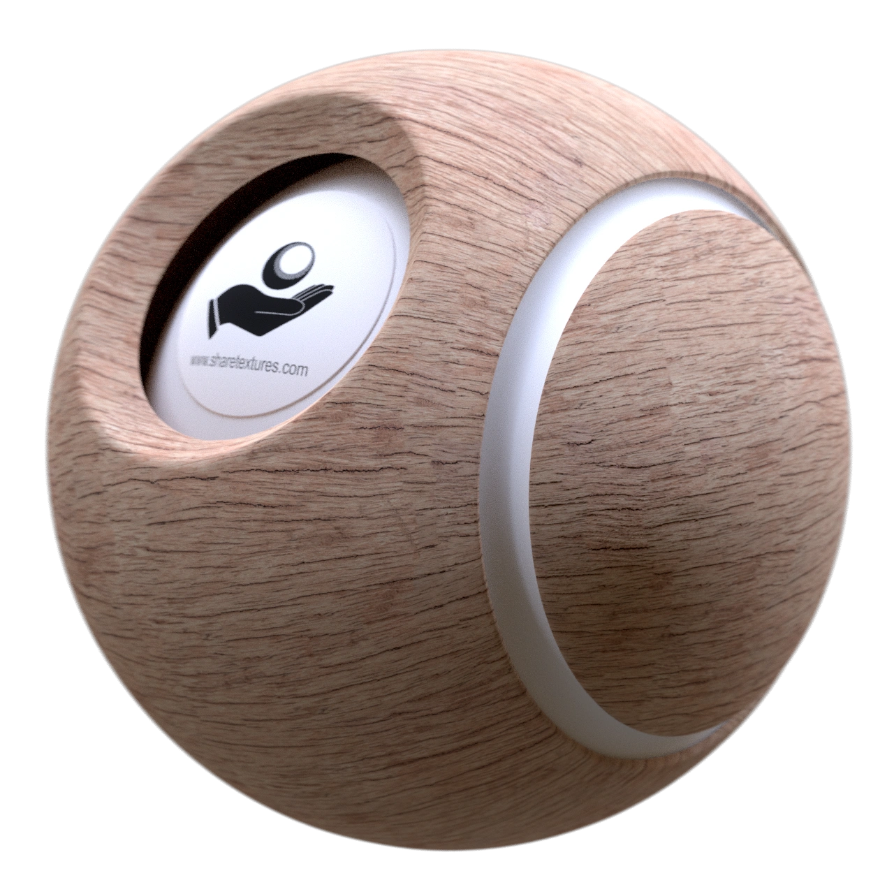 Free seamless fine wood grain PBR texture